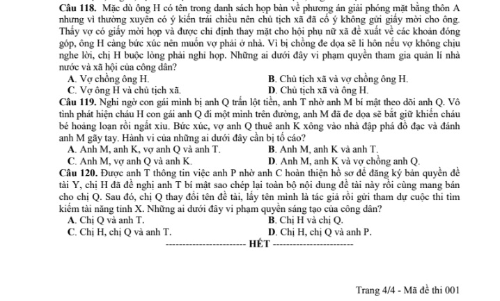 Bộ Giáo dục công bố đề thi minh họa kỳ thi THPT quốc gia 2018 Bộ Giáo dục công bố đề thi minh họa kỳ thi THPT quốc gia 2018